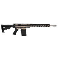 GLFA AR10 Rifle .308Win 10rd Mag (1) 18" Barrel Desert Flag Cerakote 416R SS