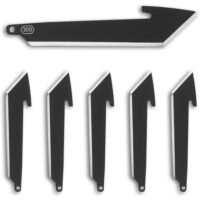 Outdoor Edge 3" Tanto Blade Pack Black 6/ct