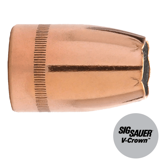 Sig Sauer V-Crown By Sierra Handgun Bullets 9mm .355" 124 gr. JHP Sig Sauer V-Crown 100/ct